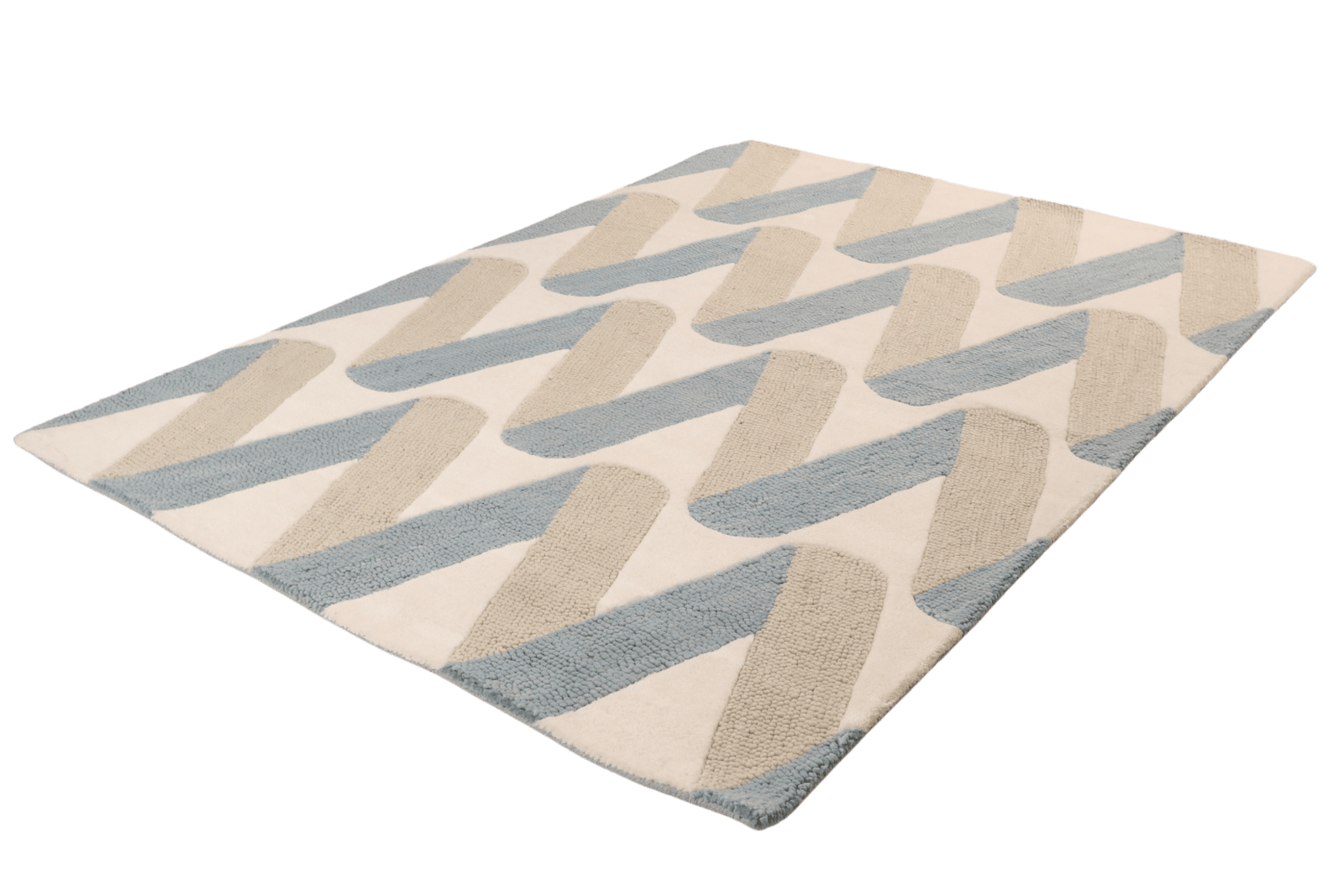 Cindy — Hand-knotted, 230x160 cm, Beige, 100% Virgin Wool | View 6