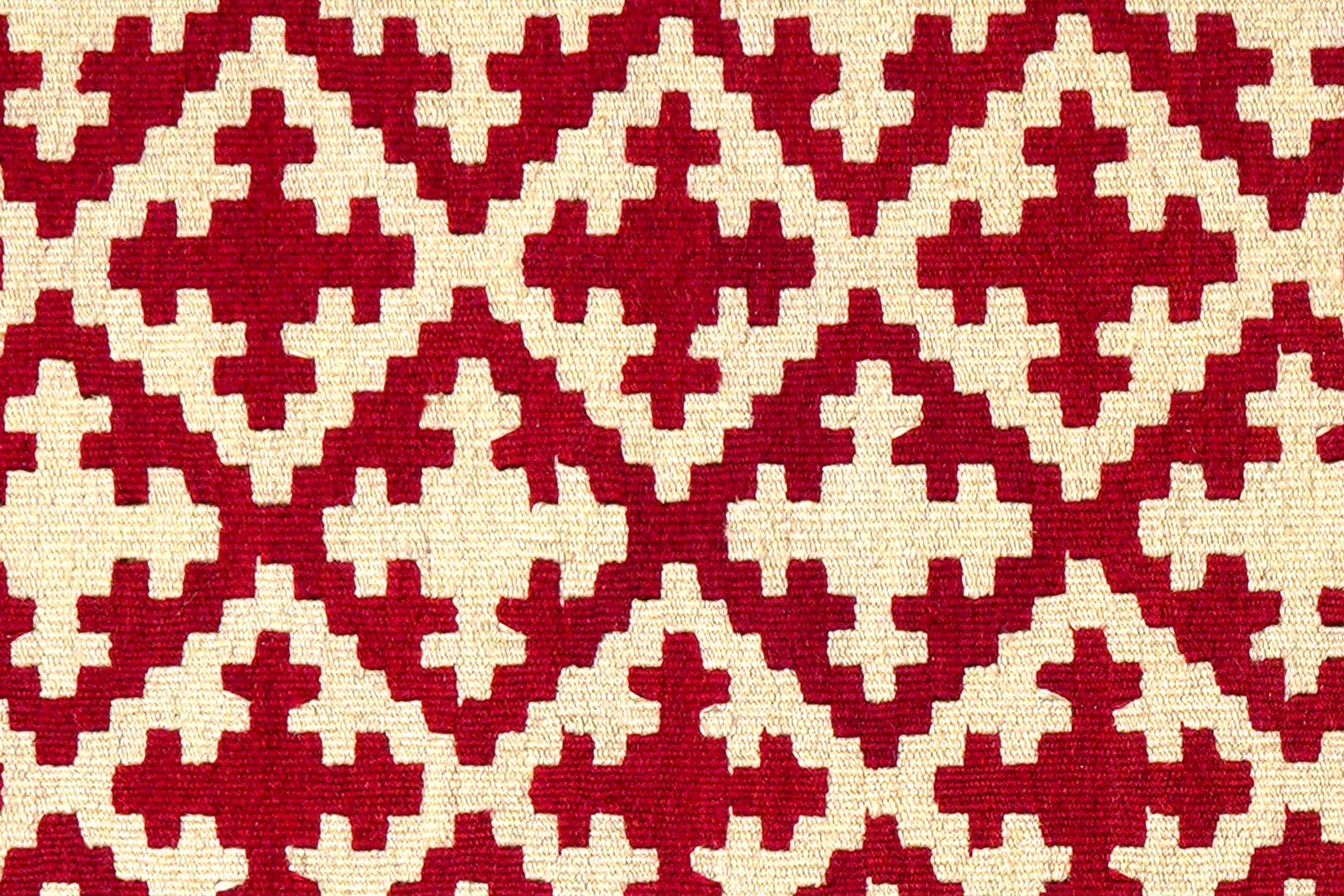 Kelim Gashgai — Handmade, 105x152 cm, Red, 100% Virgin Wool | View 5