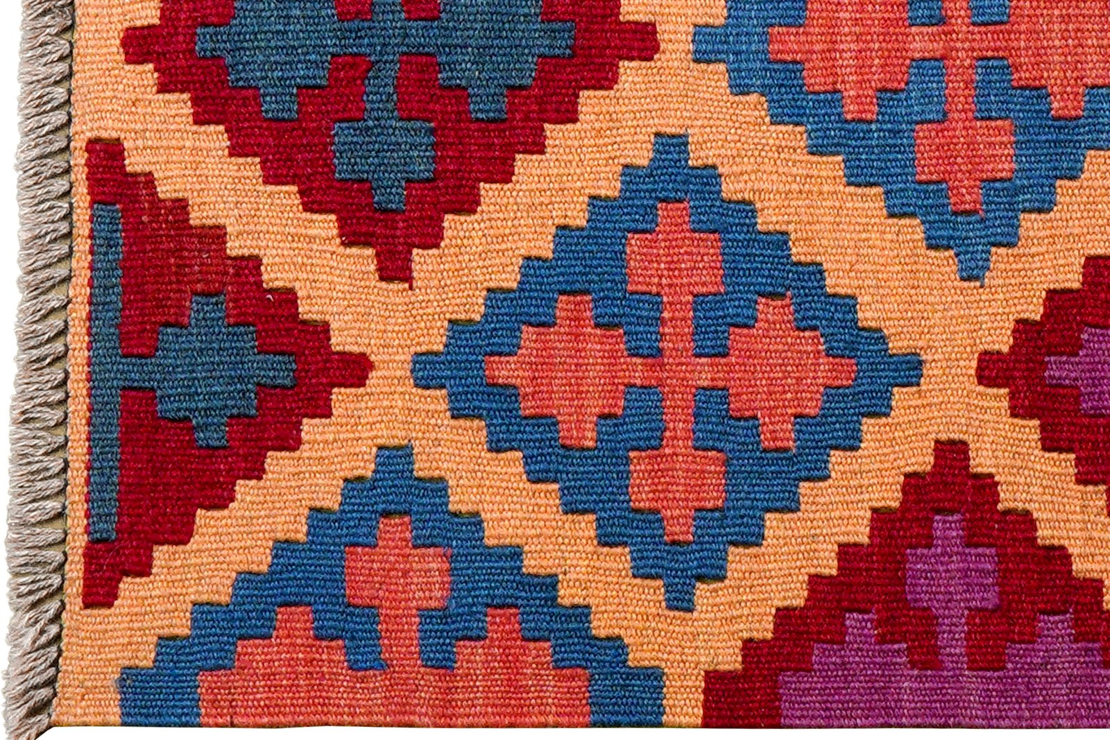 Kelim Gashgai — Handmade, 63x83 cm, Multicolor, 100% Virgin Wool | View 3