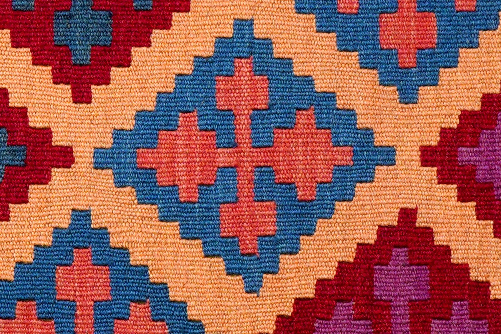 Kelim Gashgai — Handmade, 63x83 cm, Multicolor, 100% Virgin Wool | View 5