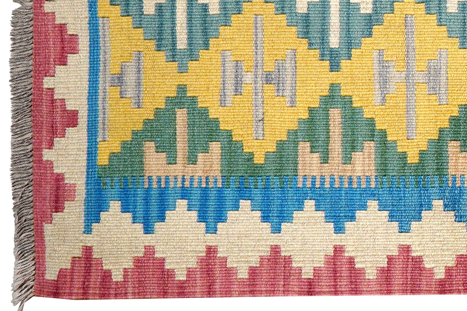Kelim Gashgai — Handmade, 83x124 cm, Multicolor, 100% Virgin Wool | View 3