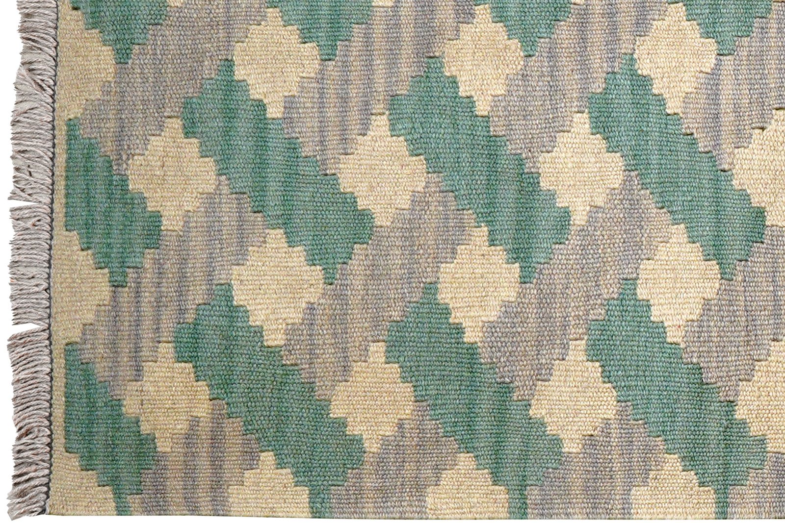 Kelim Gashgai — Handmade, 83x119 cm, Beige, 100% Virgin Wool | View 3