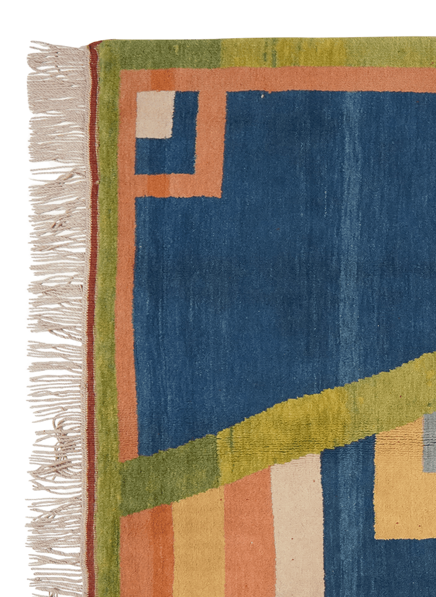 Konya — Hand-knotted, 145x215 cm, Multicolor, 100% Virgin Wool | View 3