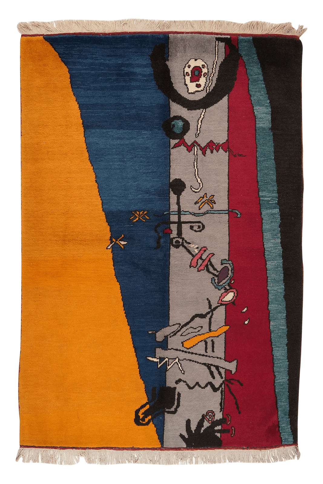 Konya — Hand-knotted, 138x208 cm, Multicolor, 100% Virgin Wool | Main view