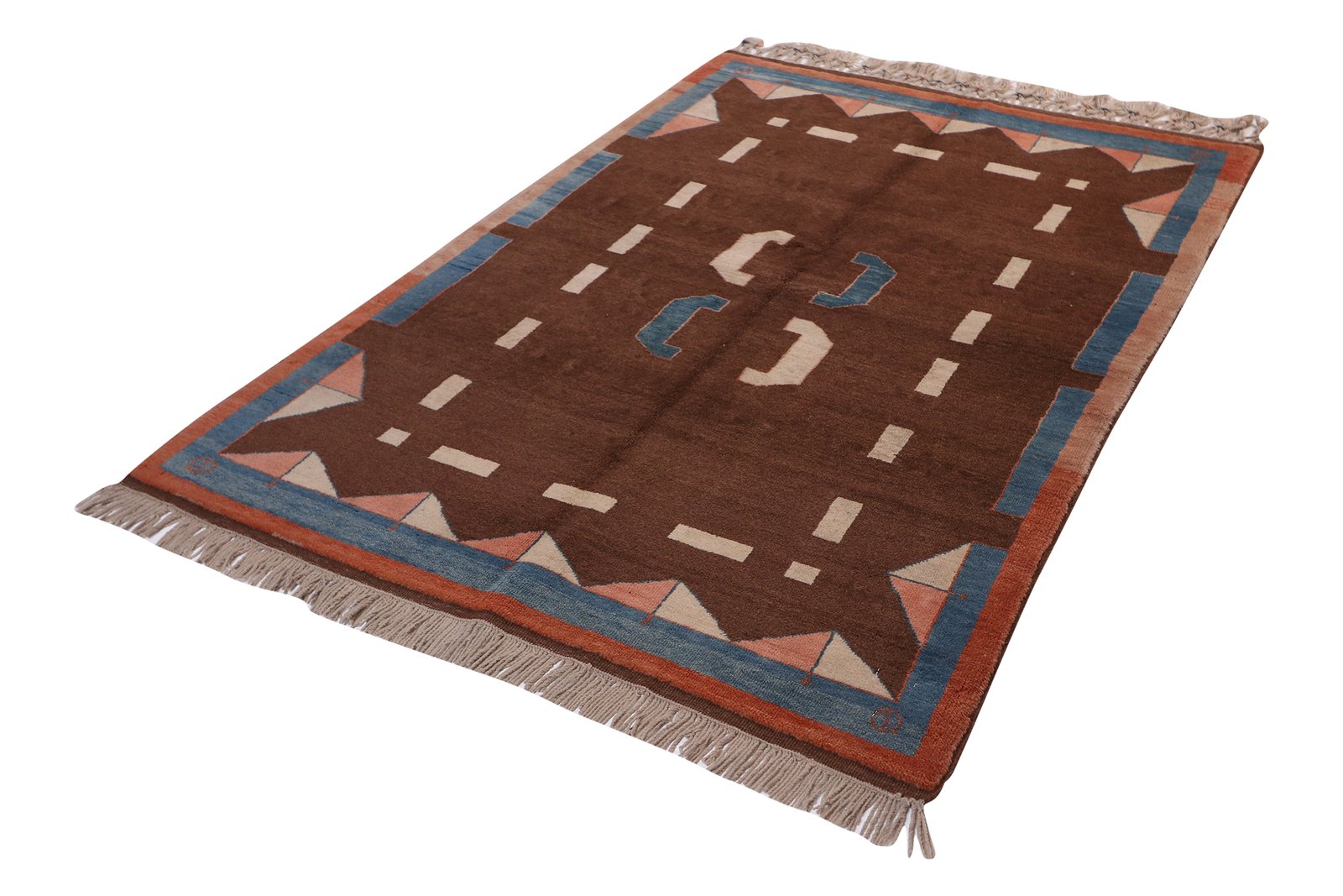 Konya — Hand-knotted, 118x173 cm, Brown, 100% Virgin Wool | View 5