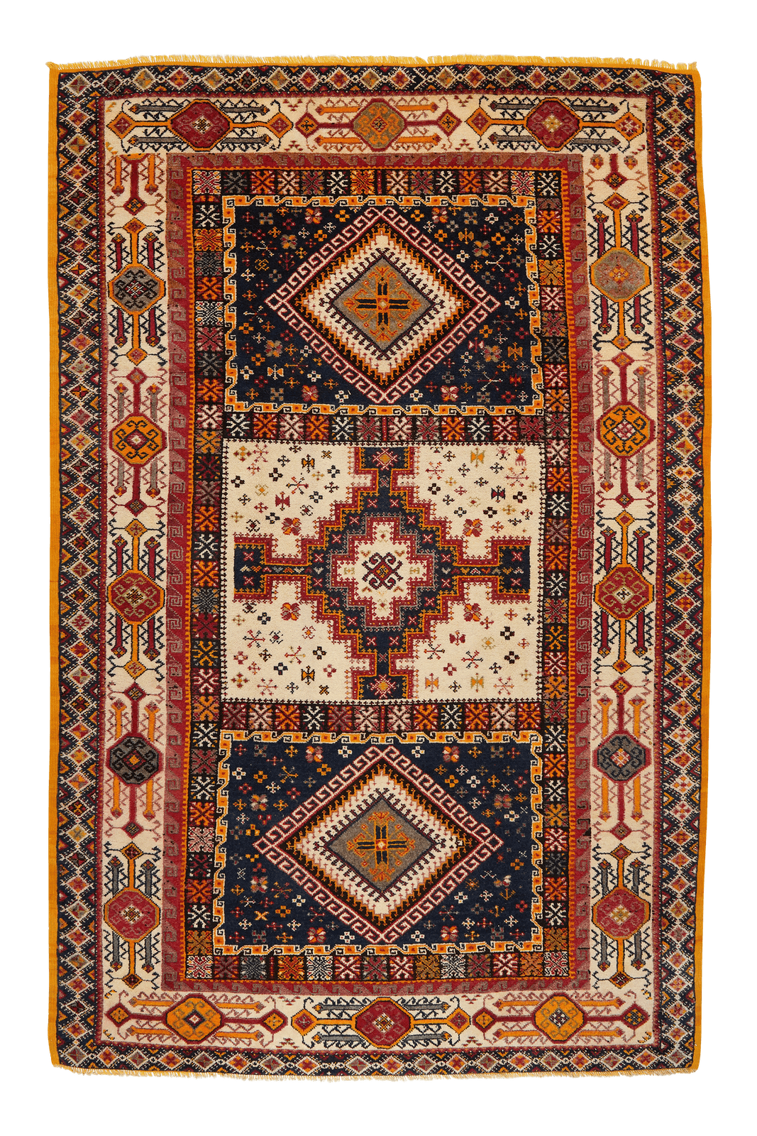 Ouzguit — Hand-knotted, 211x336 cm, Brown, 100% Virgin Wool | Main view
