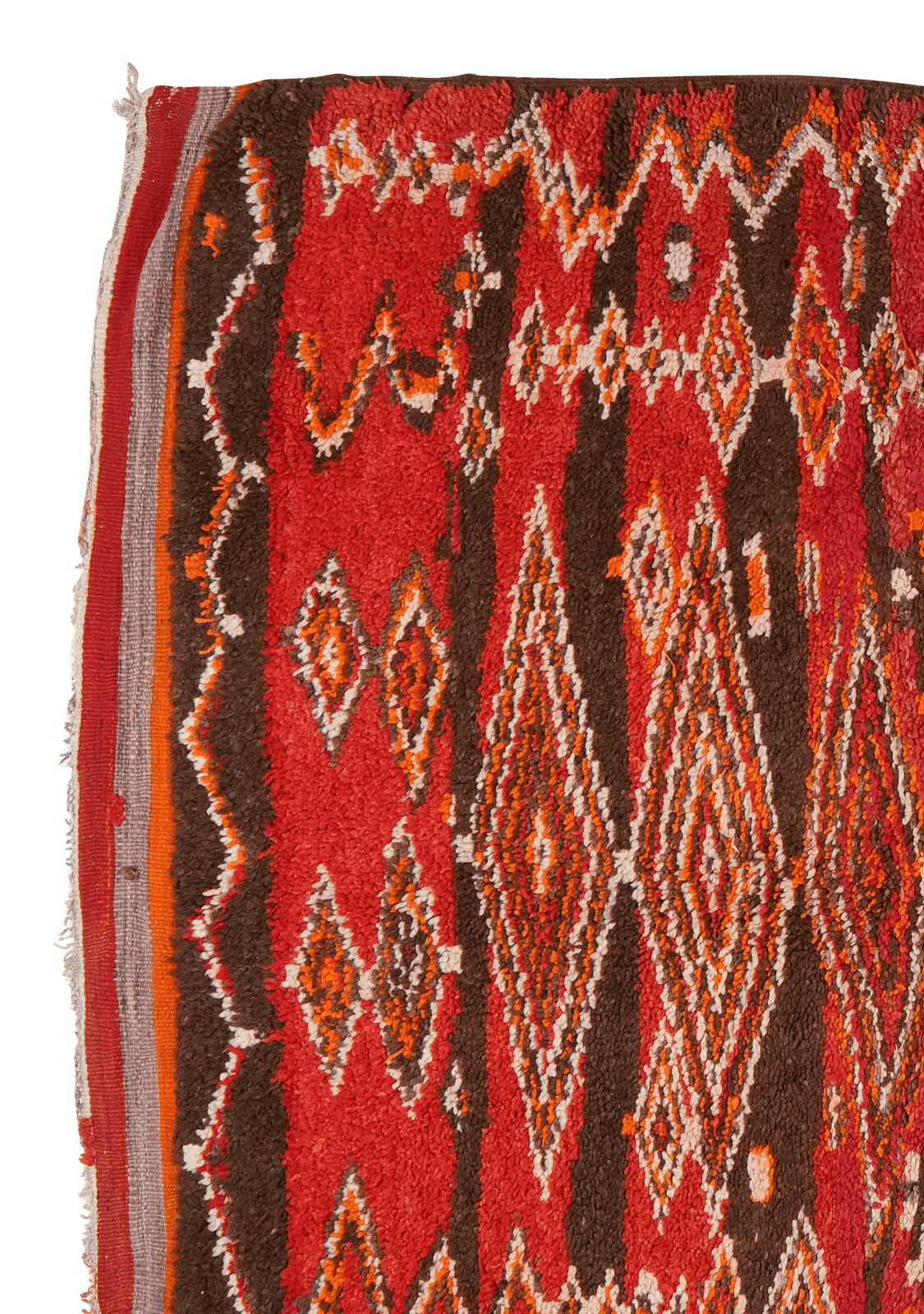 Mrirt — Hand-knotted, 182x340 cm, Red, 100% Virgin Wool | View 3