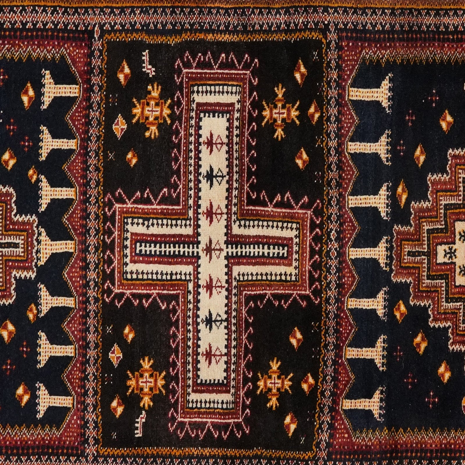 Hochatlas — Hand-knotted, 219x296 cm, Blue, 100% Virgin Wool | View 4