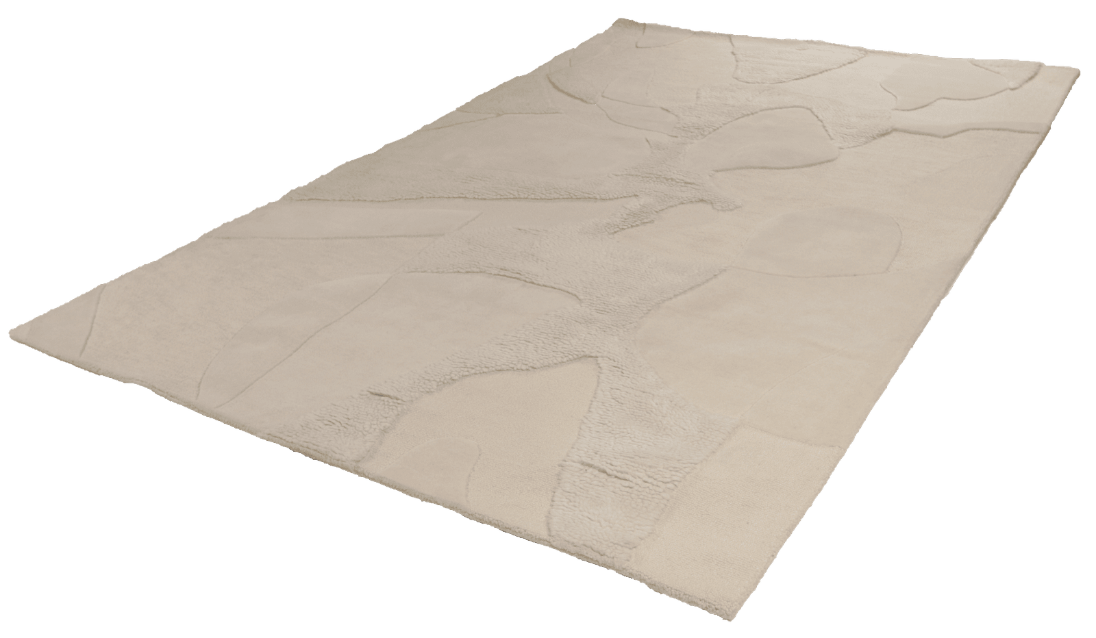 Desert Dune — Hand-knotted, 120x180 cm, Beige, 100% Virgin Wool | View 4