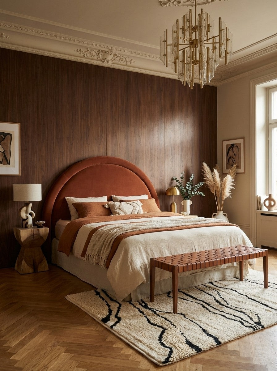 Morrocan Mirage — Hand-knotted, 200x300 cm, Beige, 100% Virgin Wool | Back view