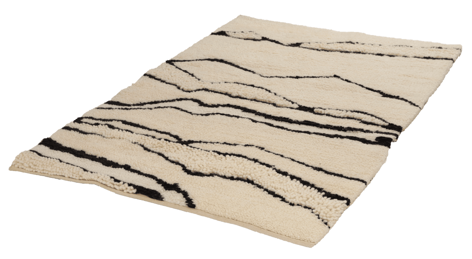 Morrocan Mirage — Hand-knotted, 200x300 cm, Beige, 100% Virgin Wool | View 4