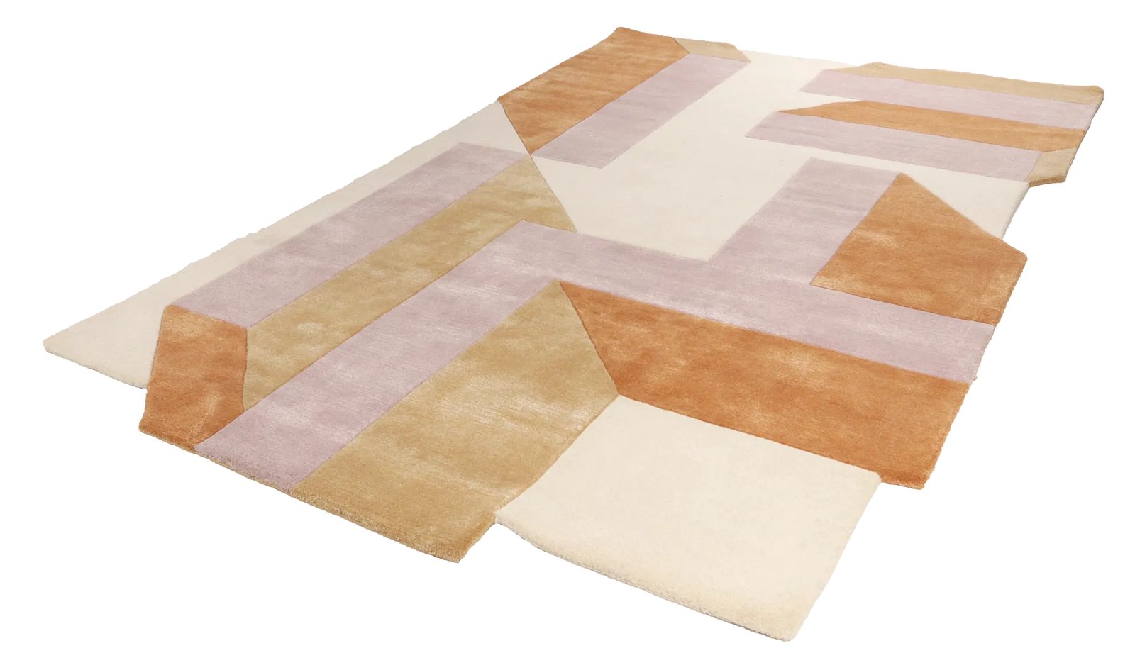 Milo — Hand-knotted, 170x240 cm, Violett, 50% Schurwolle, 50% Viskose | View 6