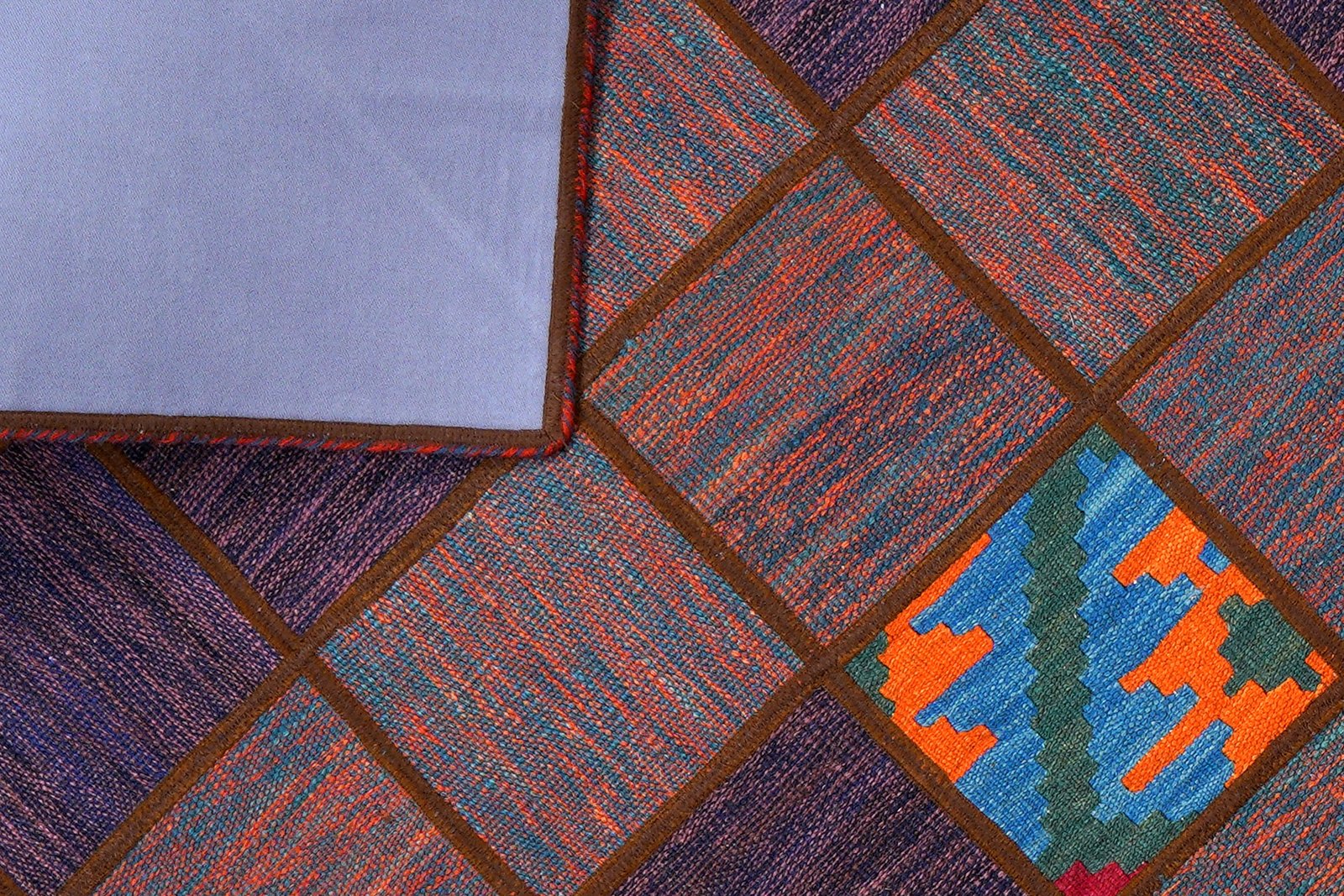 Kelim Tekkeh — Handmade, 150x200 cm, Multicolor, 100% Virgin Wool | View 6