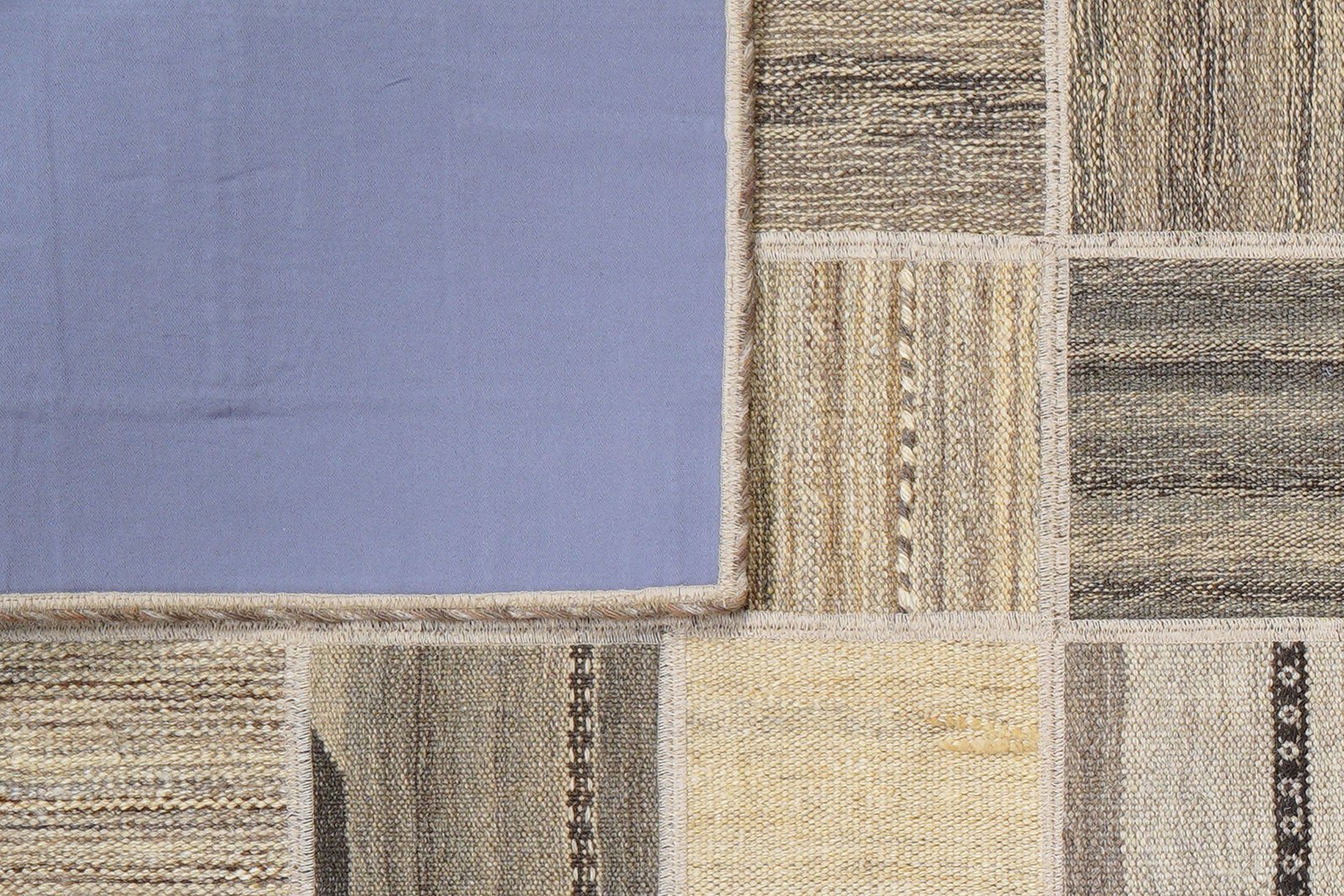 Kelim Tekkeh — Handmade, 150x200 cm, Beige, 100% Virgin Wool | View 6
