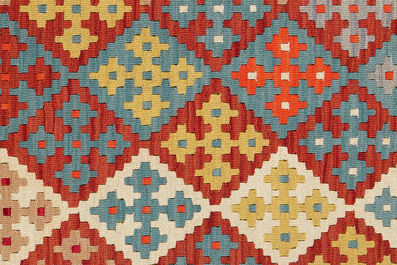 Kelim Gashgai — Handmade, 132x182 cm, Multicolor, 100% Virgin Wool | View 5