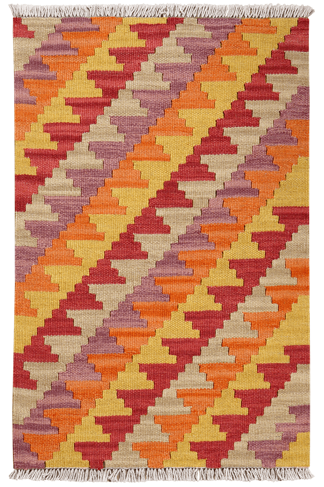 Kelim Gashgai — Handmade, 63x97 cm, Multicolor, 100% Virgin Wool | Main view