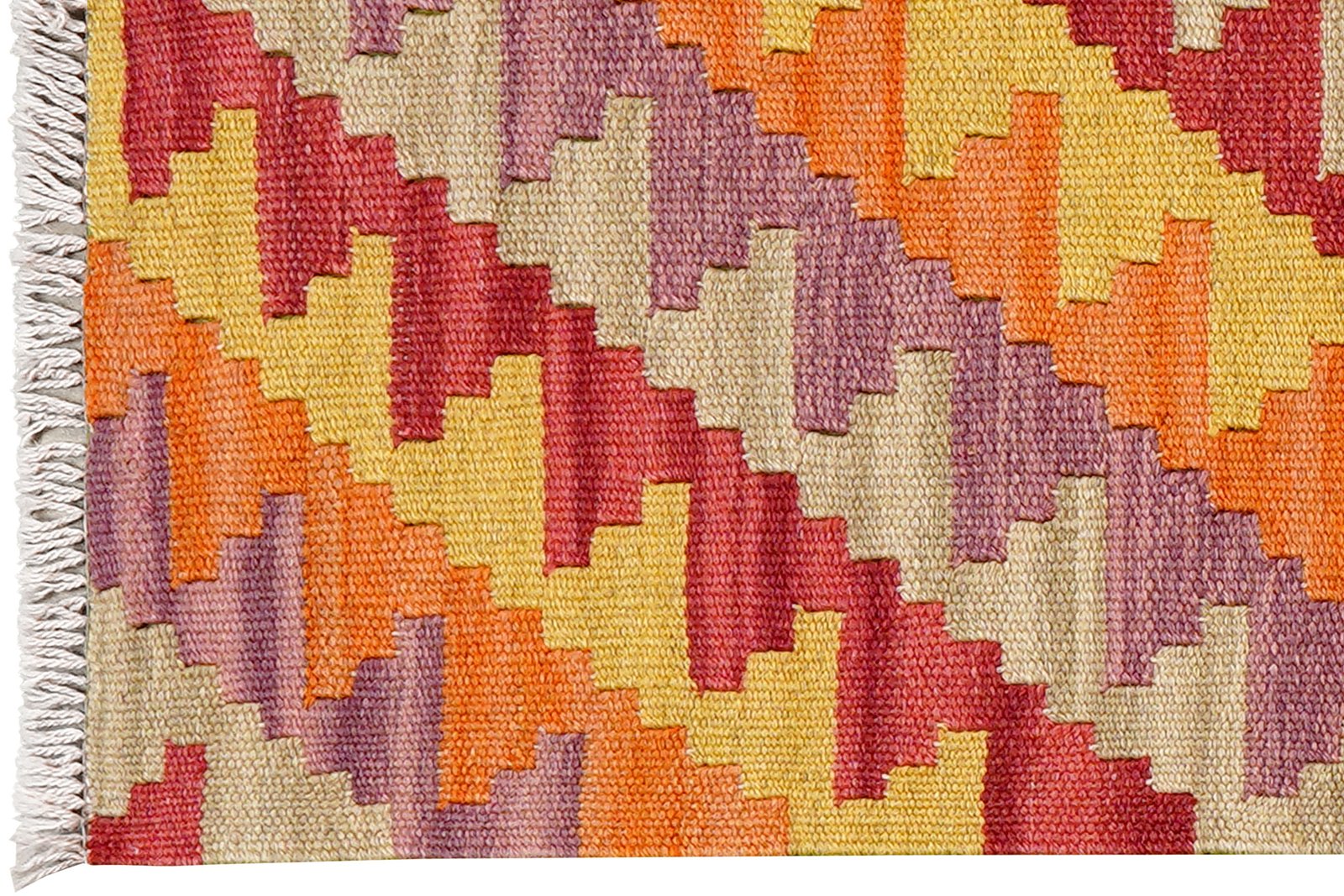 Kelim Gashgai — Handmade, 63x97 cm, Multicolor, 100% Virgin Wool | View 3