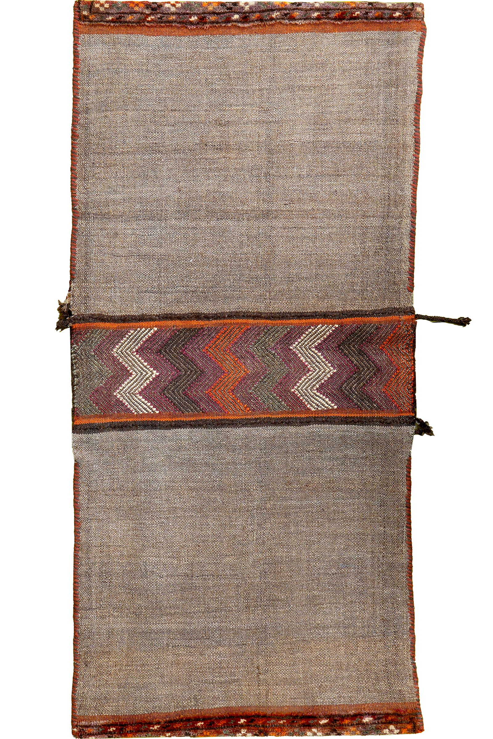 Khorjin — Handgefertigt, 121x56 cm, Bunt, 100% Virgin Wool | Detail view