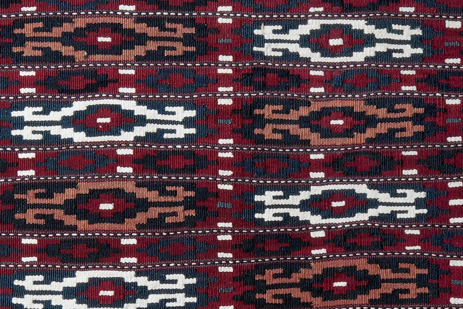 Kelim Turkman — Handmade, 114x60 cm, Multicolor, 100% Virgin Wool | View 5