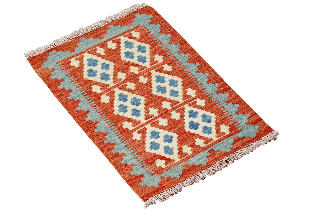 Kelim Gashgai · Ręcznie tkany – Czerwony, 64x43 cm (5)