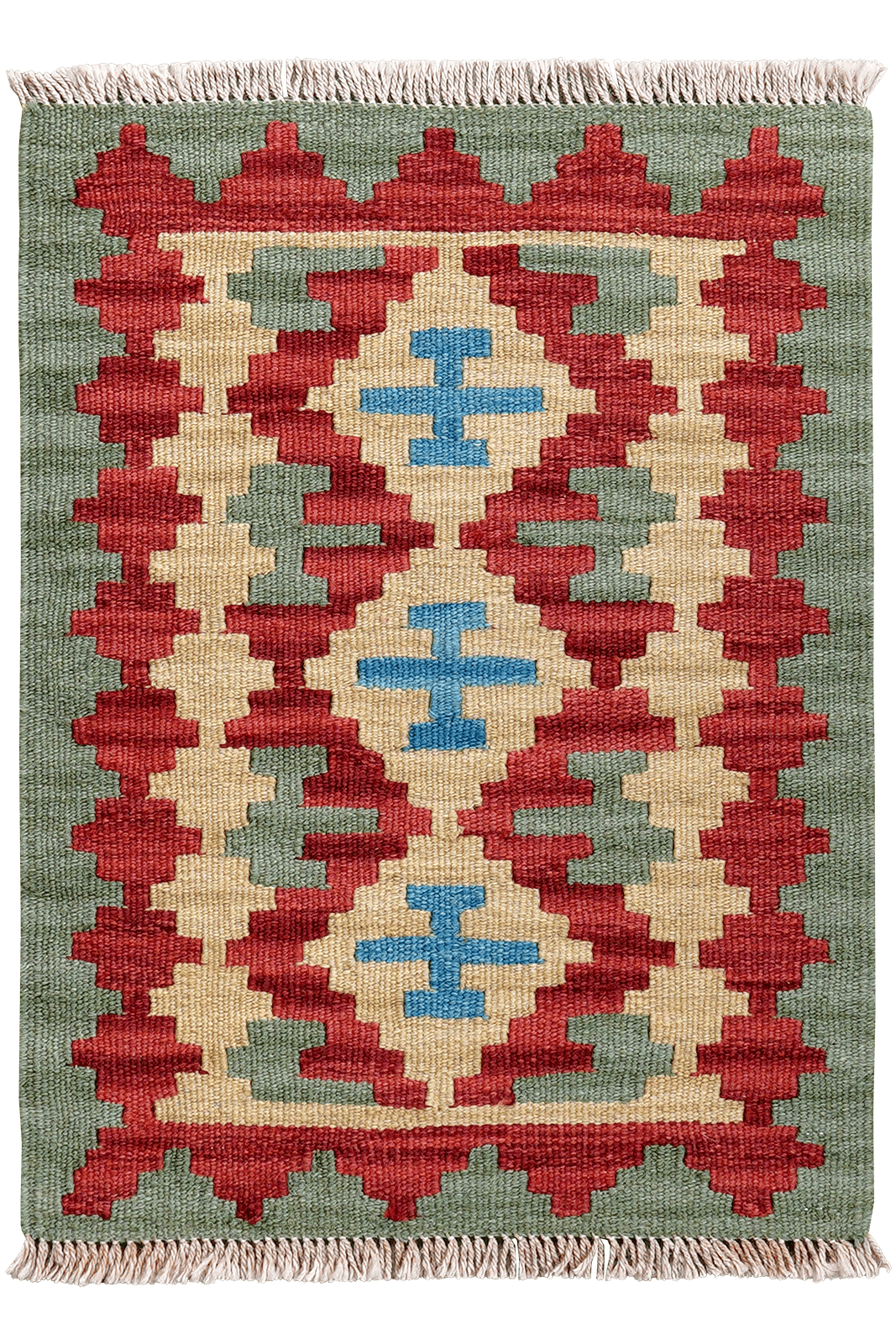Kelim Gashgai — Handmade, 46x62 cm, Multicolor, 100% Virgin Wool | Main view
