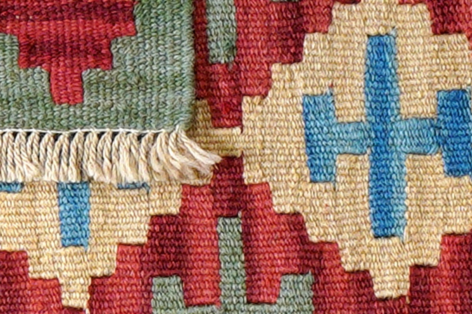 Kelim Gashgai — Handmade, 46x62 cm, Multicolor, 100% Virgin Wool | View 6