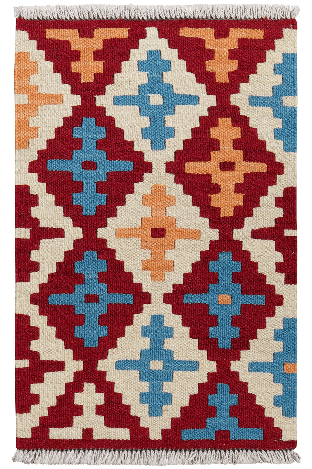 Kelim Gashgai — Handmade, 40x61 cm, Multicolor, 100% Virgin Wool | Main view