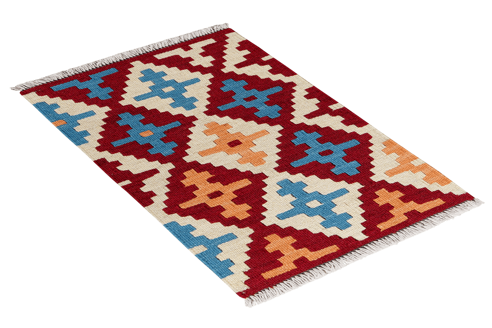 Kelim Gashgai — Handmade, 40x61 cm, Multicolor, 100% Virgin Wool | View 4
