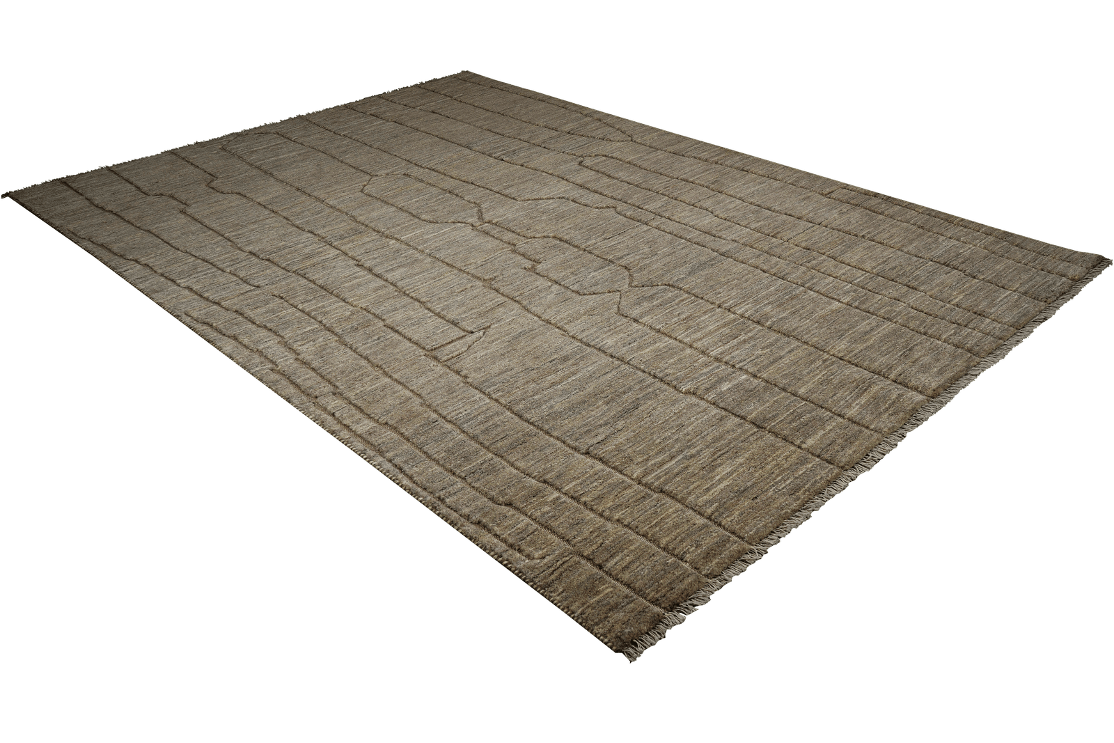 Gabbeh Basi — Hand-knotted, 200x291 cm, Grey, 100% Virgin Wool | View 4