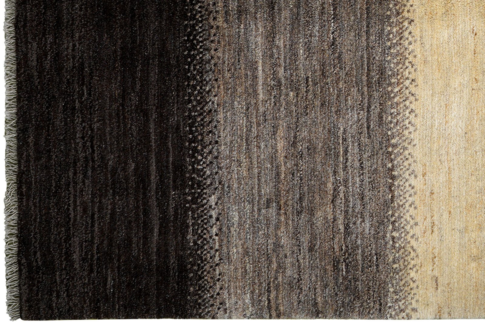 Gabbeh Sonnat — Hand-knotted, 152x196 cm, Black, 100% Virgin Wool | View 3