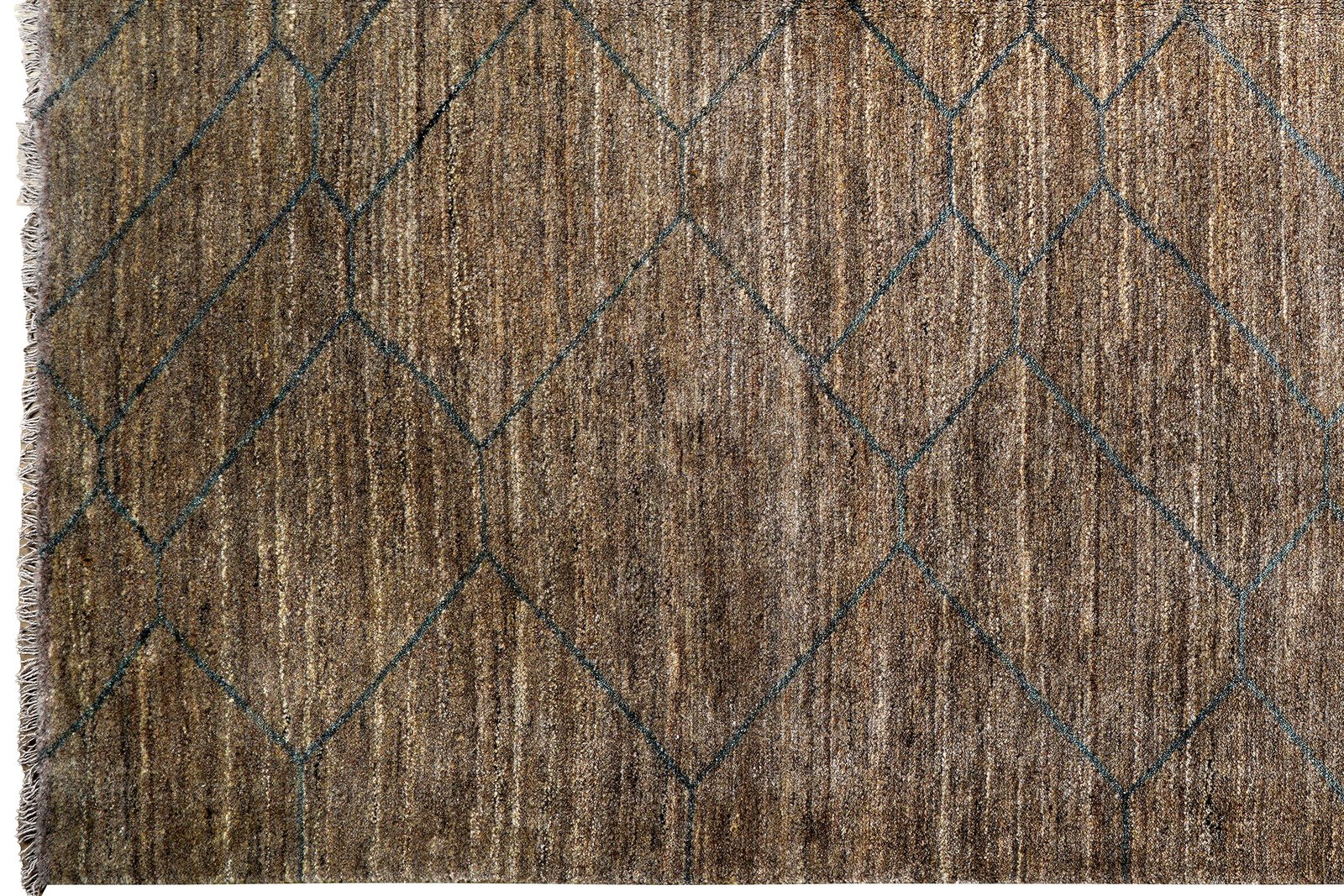 Gabbeh Basi — Hand-knotted, 209x288 cm, Grey, 100% Virgin Wool | View 3