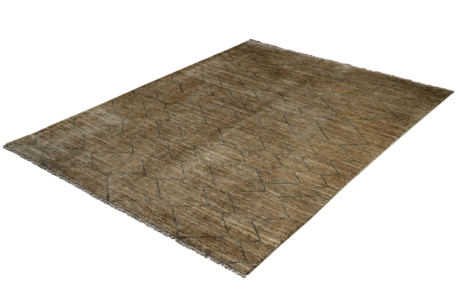 Gabbeh Basi — Hand-knotted, 209x288 cm, Grey, 100% Virgin Wool | View 5