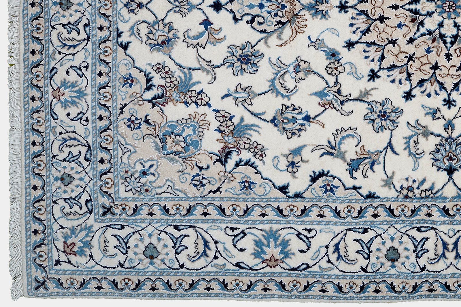Nain 12La — Hand-knotted, 161x234 cm, Multicolor, 100% Virgin Wool | View 3