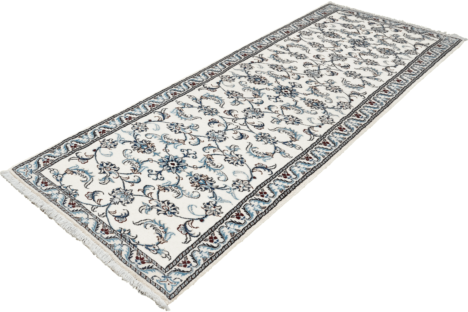 Nain 12La — Hand-knotted, 78x286 cm, Multicolor, 100% Virgin Wool | View 5