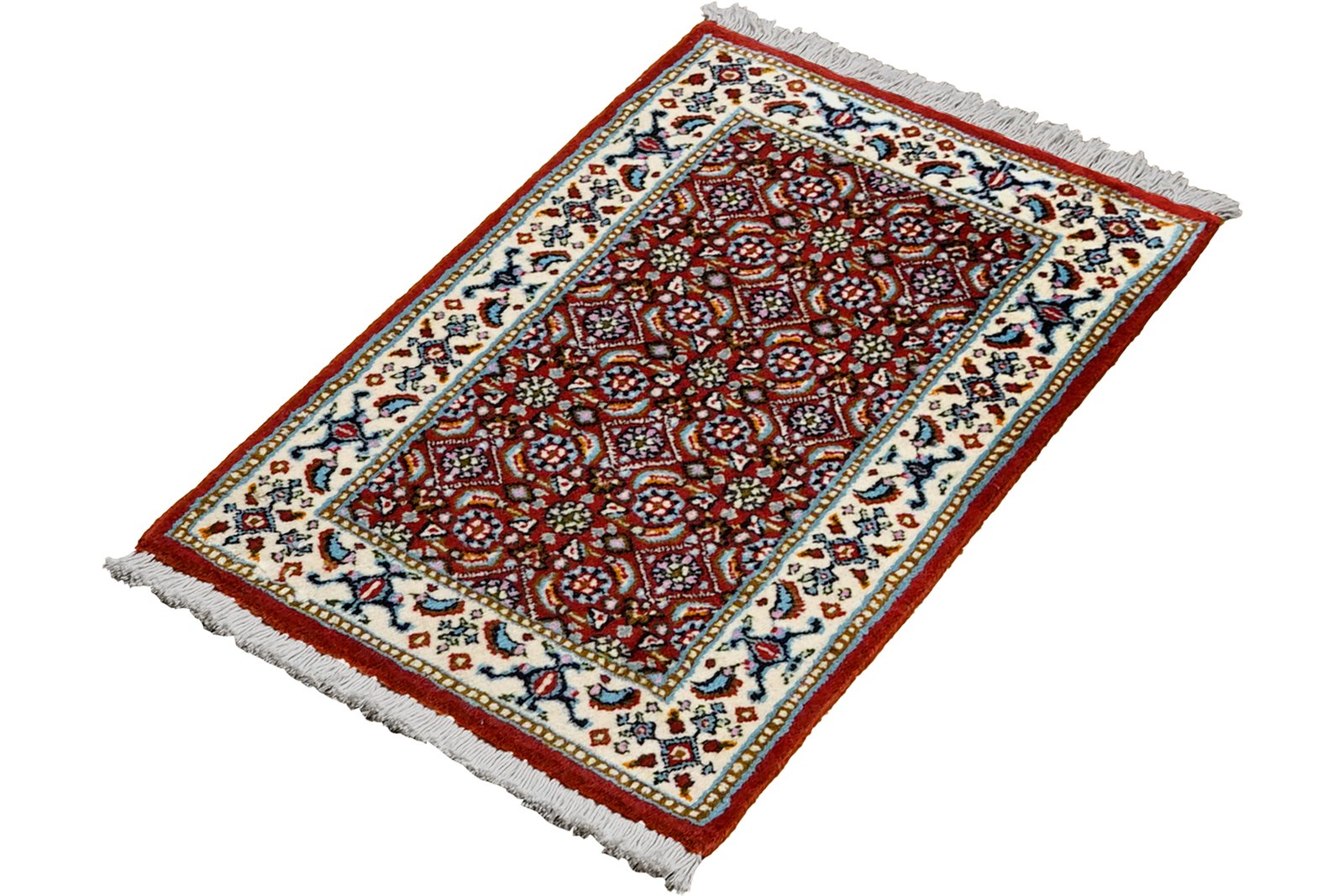 Moud Mahi — Hand-knotted, 38x57 cm, Red, 100% Virgin Wool | View 5