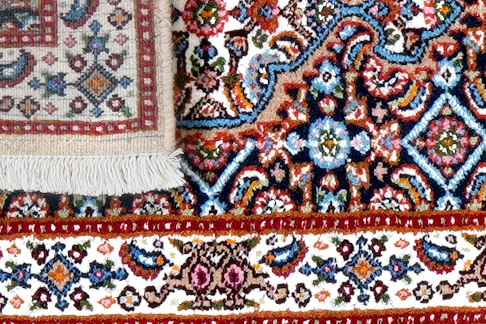 Moud Mahi — Hand-knotted, 39x60 cm, Blue, 100% Virgin Wool | View 7