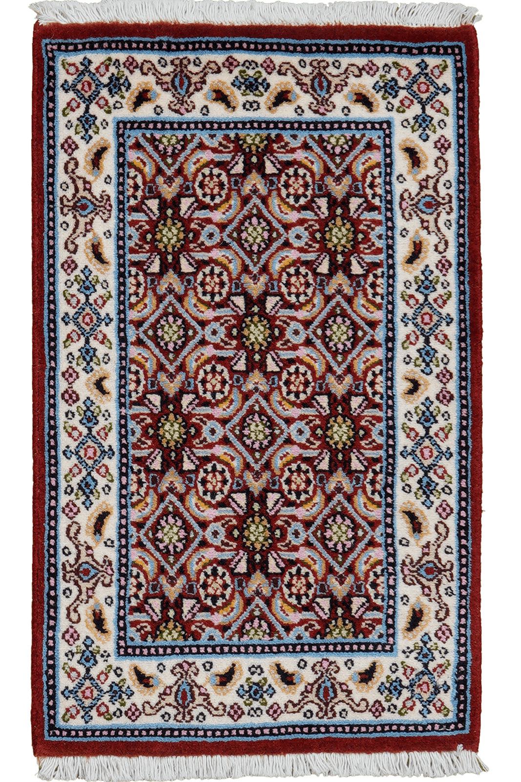 Moud Mahi — Hand-knotted, 39x65 cm, Multicolor, 100% Virgin Wool | Main view