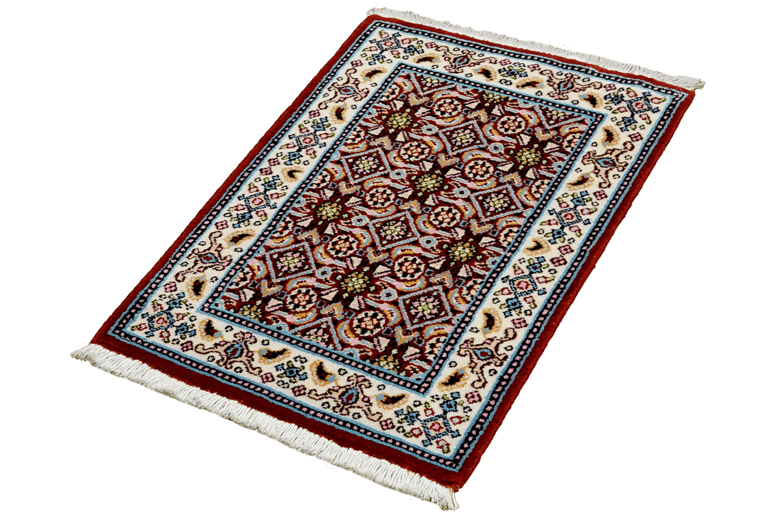 Moud Mahi — Hand-knotted, 39x65 cm, Multicolor, 100% Virgin Wool | View 5
