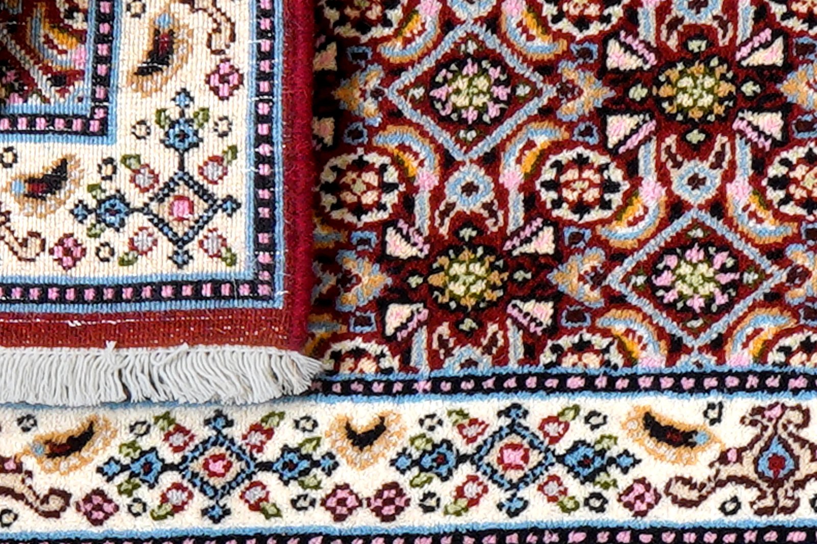 Moud Mahi — Hand-knotted, 39x65 cm, Multicolor, 100% Virgin Wool | View 7