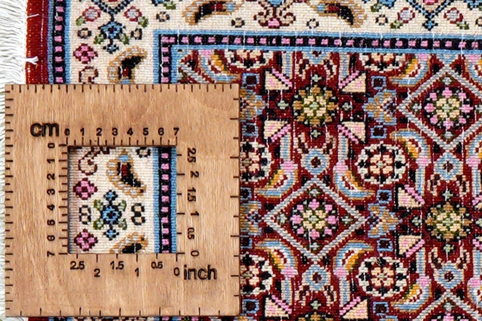 Moud Mahi — Hand-knotted, 39x65 cm, Multicolor, 100% Virgin Wool | View 8