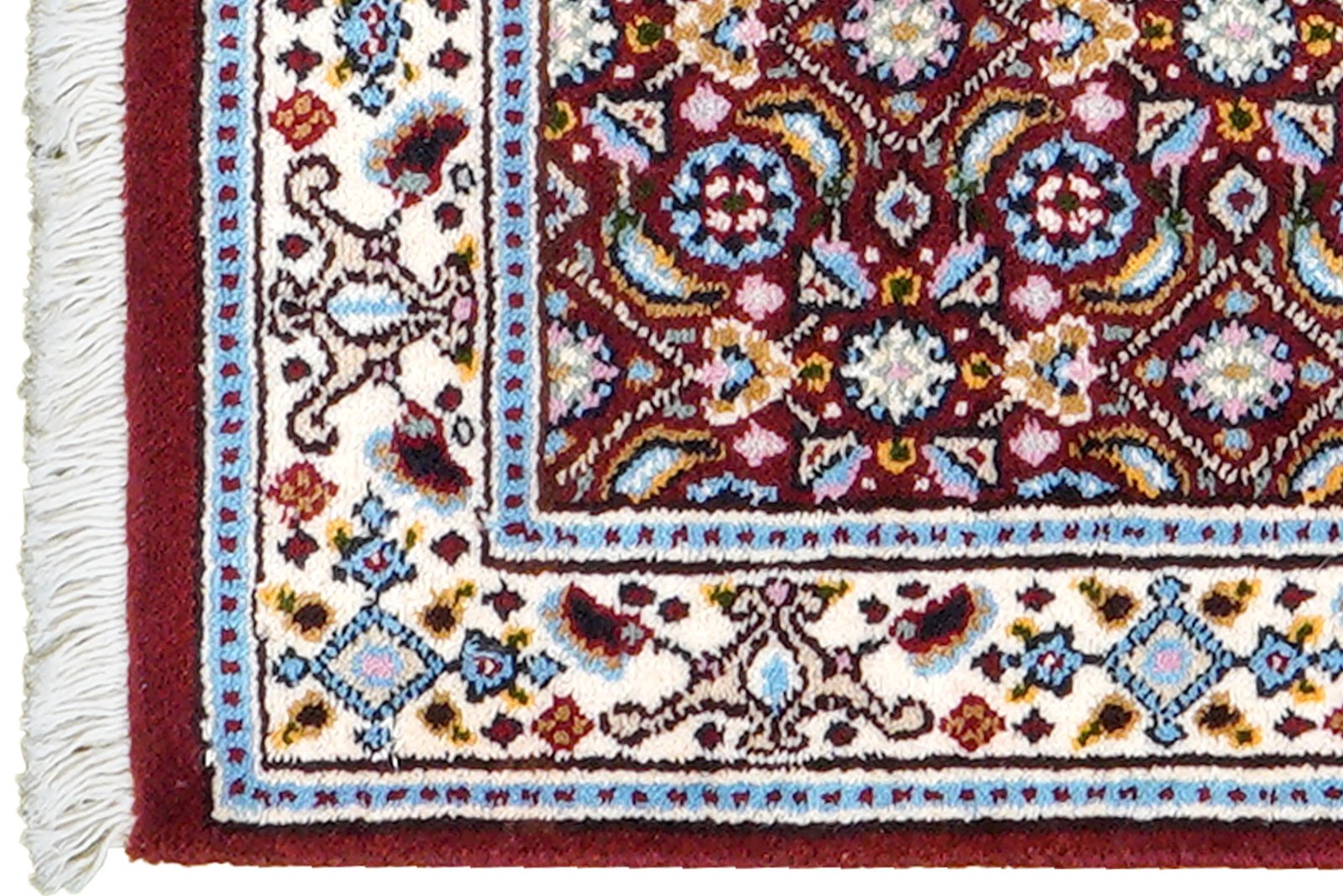 Moud Mahi — Hand-knotted, 40x59 cm, Red, 100% Virgin Wool | View 3