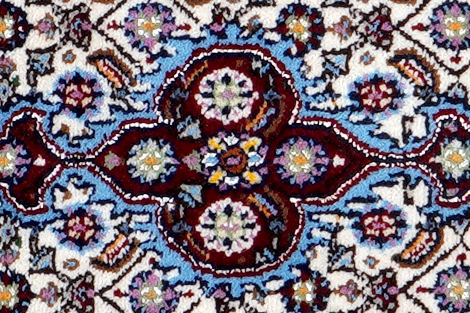 Moud Mahi — Hand-knotted, 39x57 cm, Beige, 100% Virgin Wool | View 6