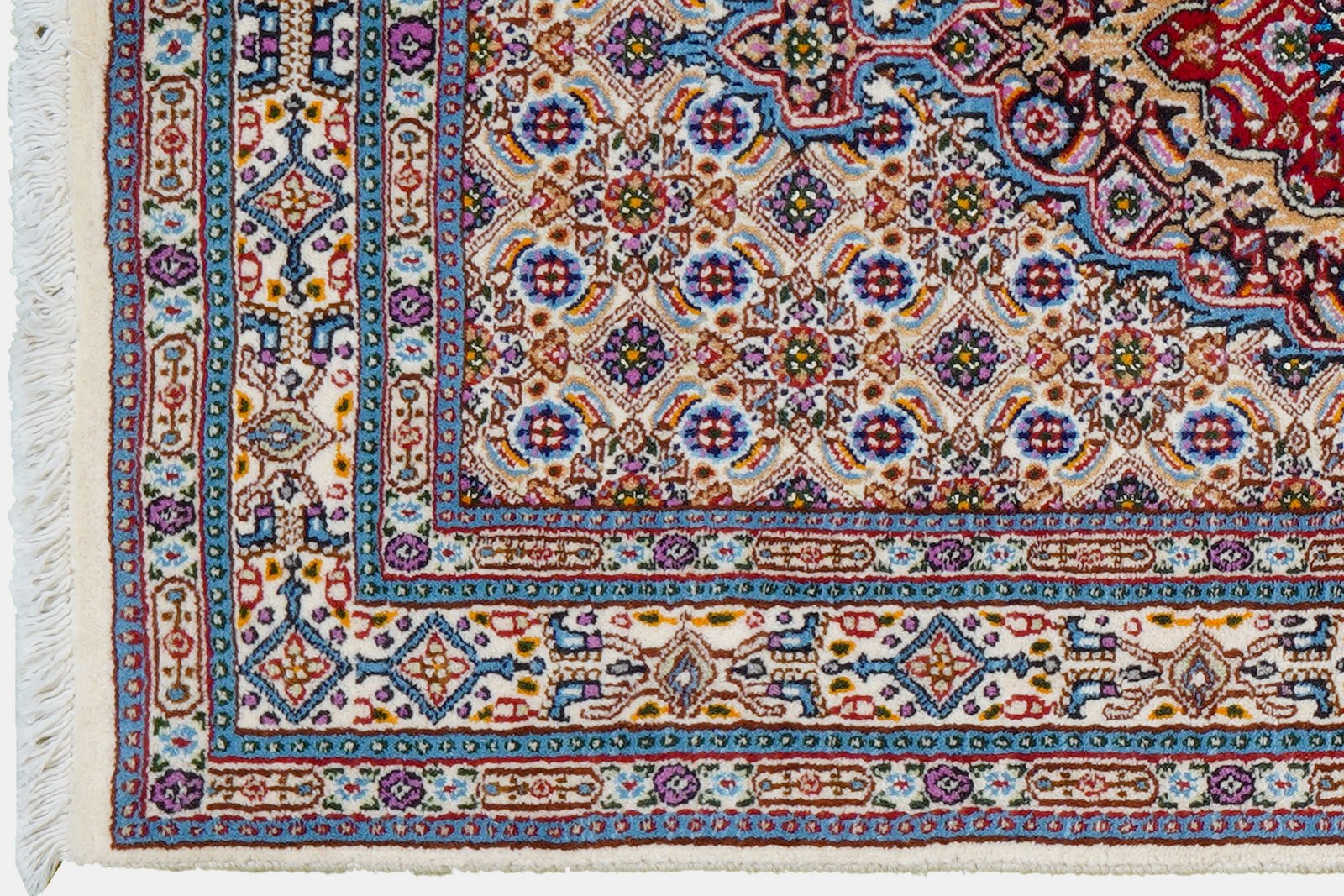 Moud Mahi — Hand-knotted, 76x118 cm, Beige, 100% Virgin Wool | View 3
