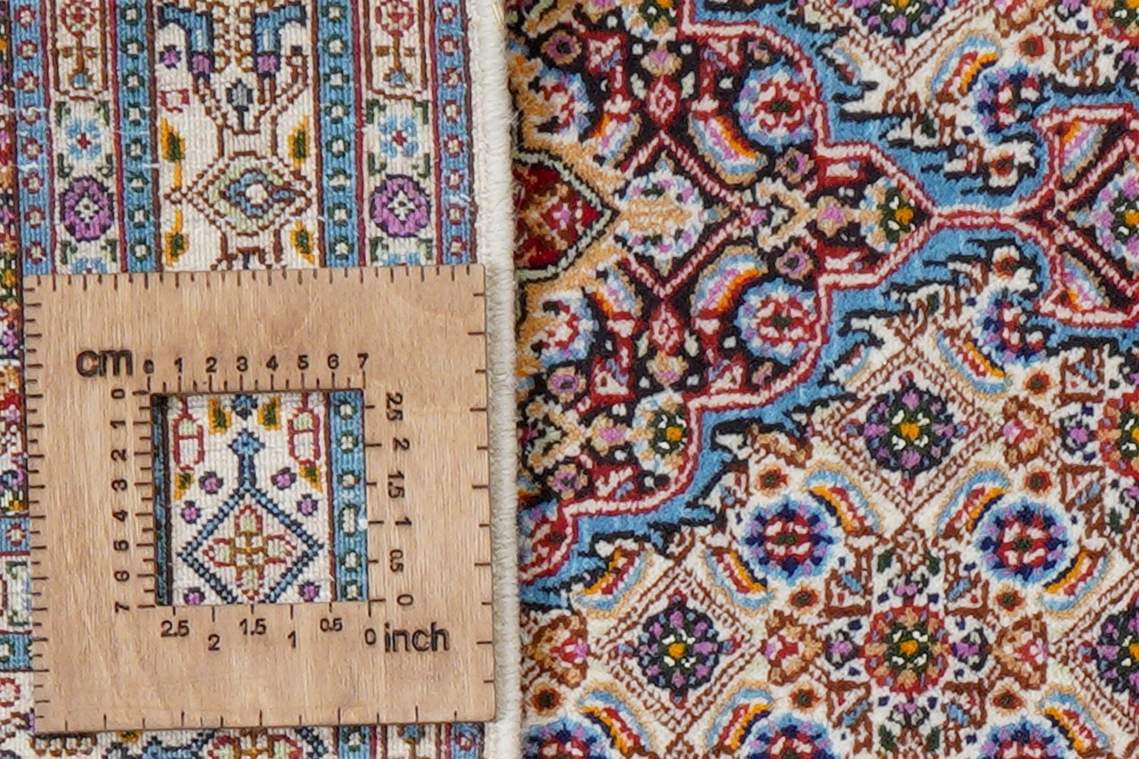 Moud Mahi — Hand-knotted, 76x118 cm, Beige, 100% Virgin Wool | View 8