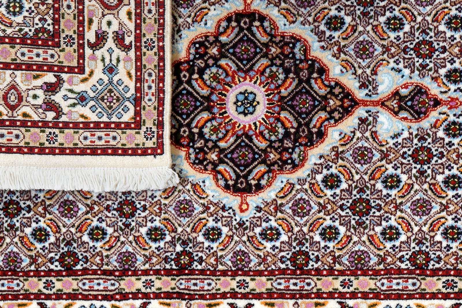 Moud Mahi — Hand-knotted, 78x118 cm, Beige, 100% Virgin Wool | View 7