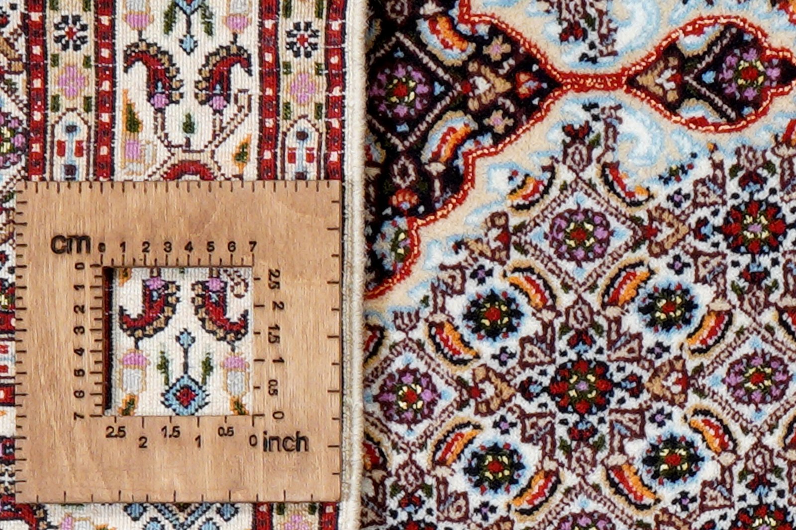 Moud Mahi — Hand-knotted, 78x118 cm, Beige, 100% Virgin Wool | View 8
