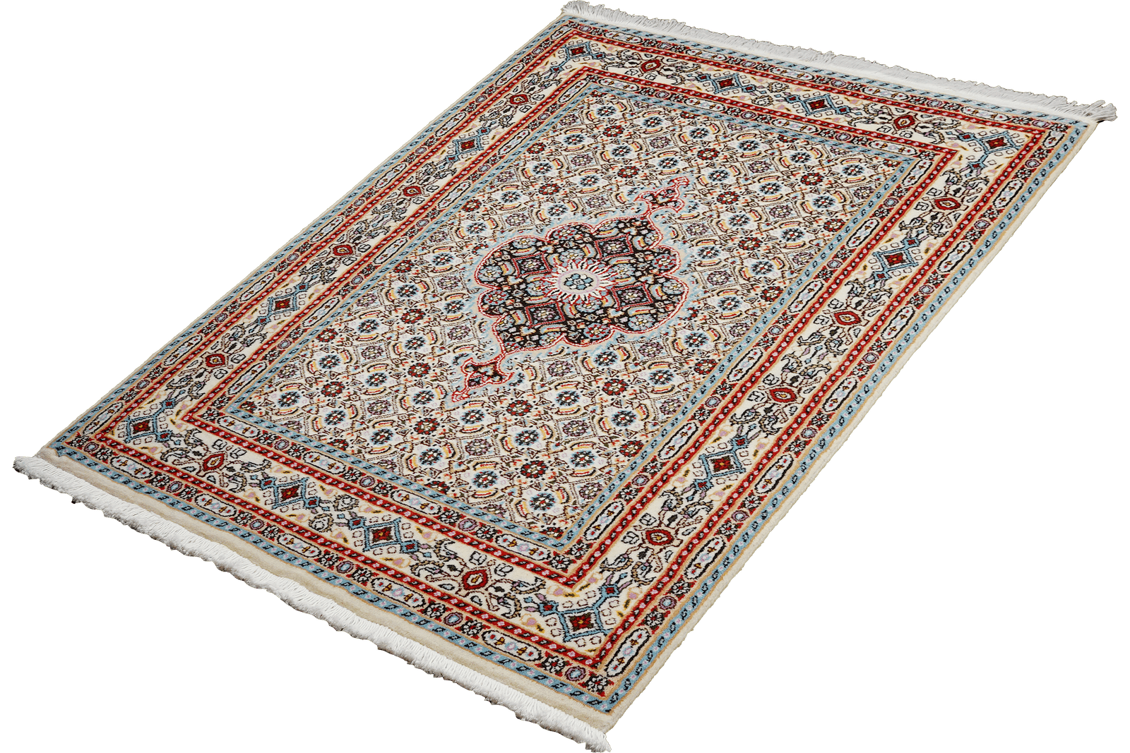 Moud Mahi — Hand-knotted, 76x121 cm, Beige, 100% Virgin Wool | View 5