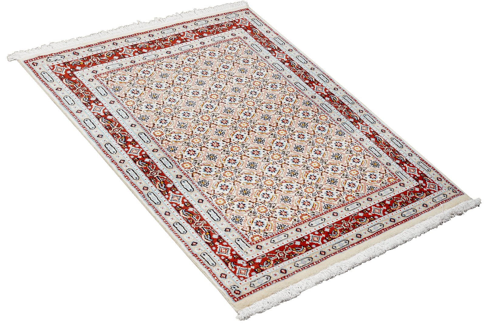 Moud Mahi — Hand-knotted, 75x120 cm, Beige, 100% Virgin Wool | View 4