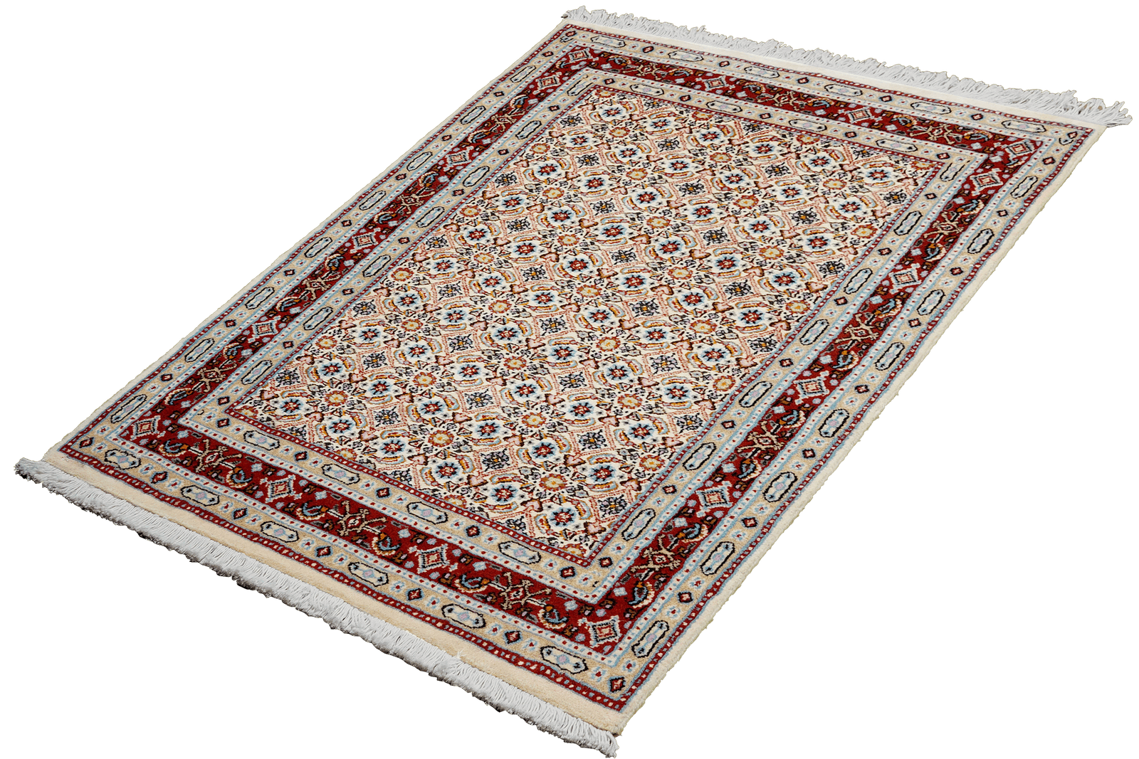 Moud Mahi — Hand-knotted, 75x120 cm, Beige, 100% Virgin Wool | View 5