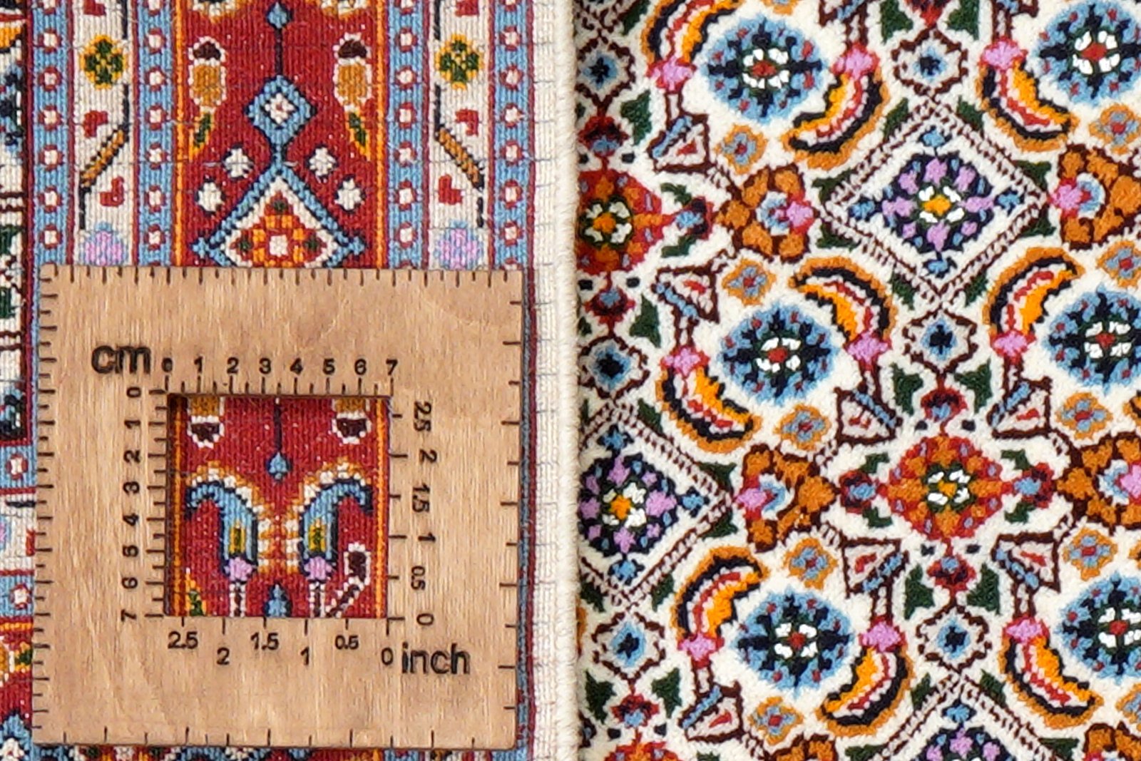 Moud Mahi — Hand-knotted, 79x118 cm, Multicolor, 100% Virgin Wool | View 8